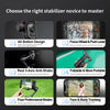 AOCHUAN 3-Axis Handheld Gimbal Stabilizer voor Smartphone met Fill Light – Perfect voor iPhone, Android, Face Tracking, TikTok, Vloggen en Smart XE - Liwolf.com