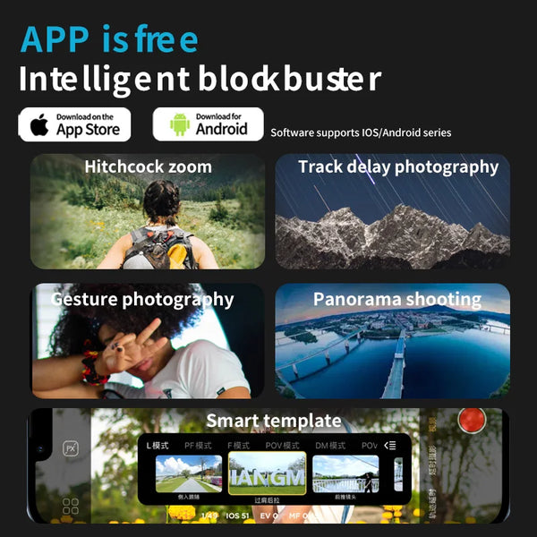 AOCHUAN 3-Axis Handheld Gimbal Stabilizer voor Smartphone met Fill Light – Perfect voor iPhone, Android, Face Tracking, TikTok, Vloggen en Smart XE - Liwolf.com