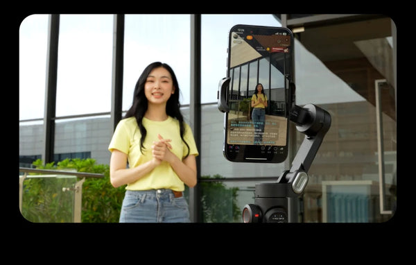 AOCHUAN 3-Axis Handheld Gimbal Stabilizer voor Smartphone met Fill Light – Perfect voor iPhone, Android, Face Tracking, TikTok, Vloggen en Smart XE - Liwolf.com