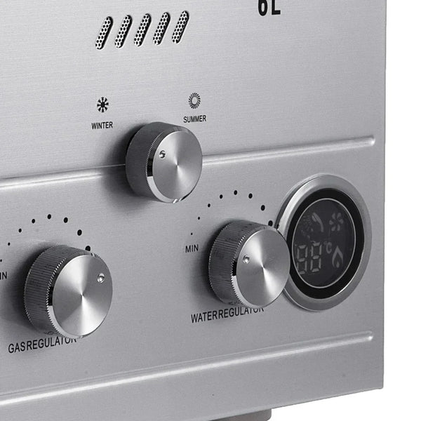 LPG Gas Warmwaterboiler 6L-18L - Instant Tankless Propaan Boiler - Liwolf.com