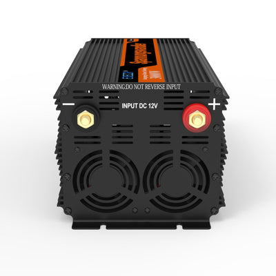 EDECOA® 3000W Omvormer 12V naar 230V met LCD ET-RC Afstandsbediening - Liwolf.com