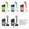 Portable Camping Shower with 6000mAh Battery and Digital Display