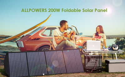 ALLPOWERS R600+SP Power Station 600W, 299Wh + 200W Solpanel