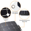 Flexibele zonnepanelen set 100w 200w 300w 12v 24v - Liwolf.com