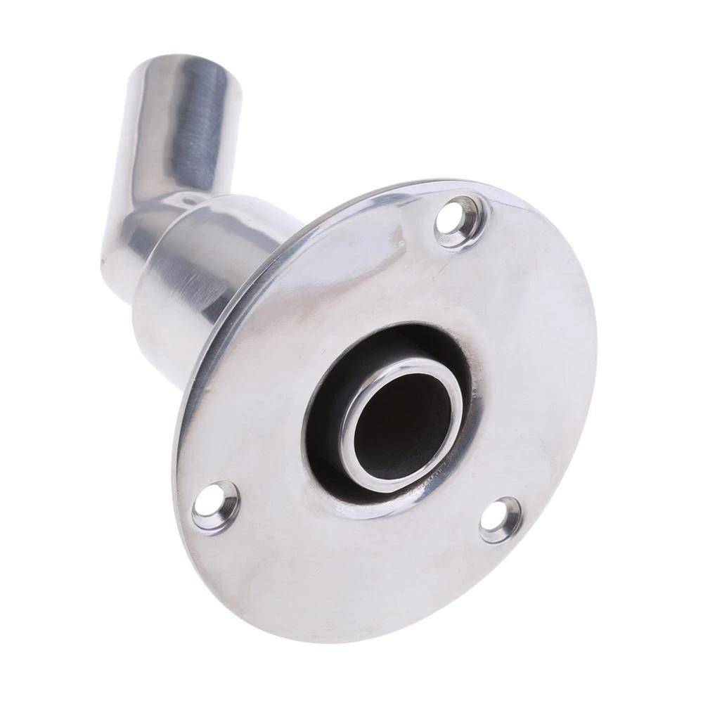 Door de Romp Uitlaat Montage, Door de Romp Uitlaat Huid 316 Roestvrij Staal Spiegel Gepolijst 24mm OD voor Heater Marine Truck (Kromming Door de Romp Uitlaat Montage, Door de Romp Uitlaat Huid 316 Roestvrij Staal Spiegel Gepolijst 24mm OD voor Heater Marine Truck (Kromming