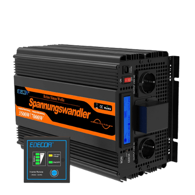 12V-230V UPS Accu lader OmschakelsysteemOmvormer - 3500W / 7000W met controller - Liwolf.com